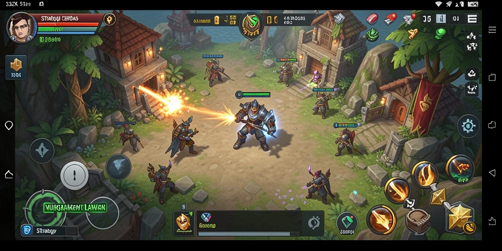 Tampilan antarmuka menawan dari game Strategy 33ZK.