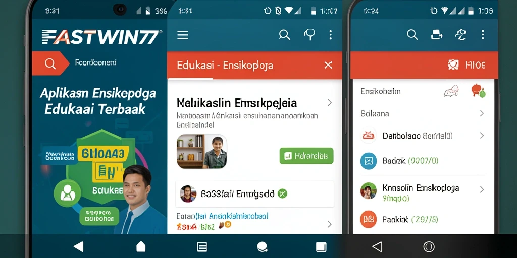 Antarmuka <strong>FASTWIN77</strong> yang menarik dan informatif.