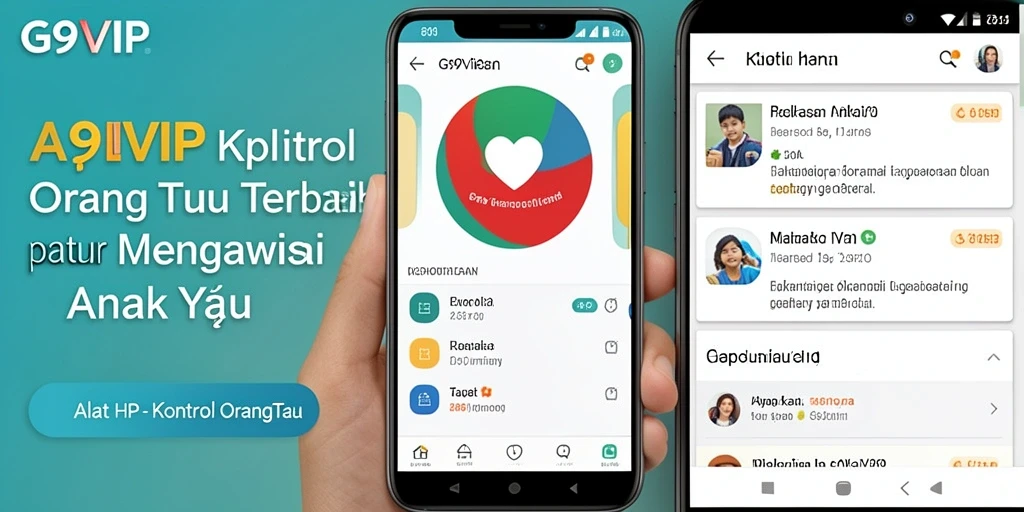 Antarmuka G9VIP yang sederhana dan fungsional untuk kontrol orang tua.