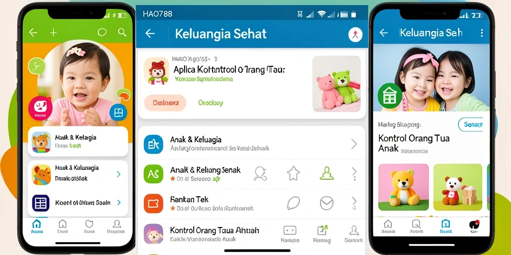 Antarmuka pengguna HAO788 untuk kontrol orang tua yang intuitif dan modern.