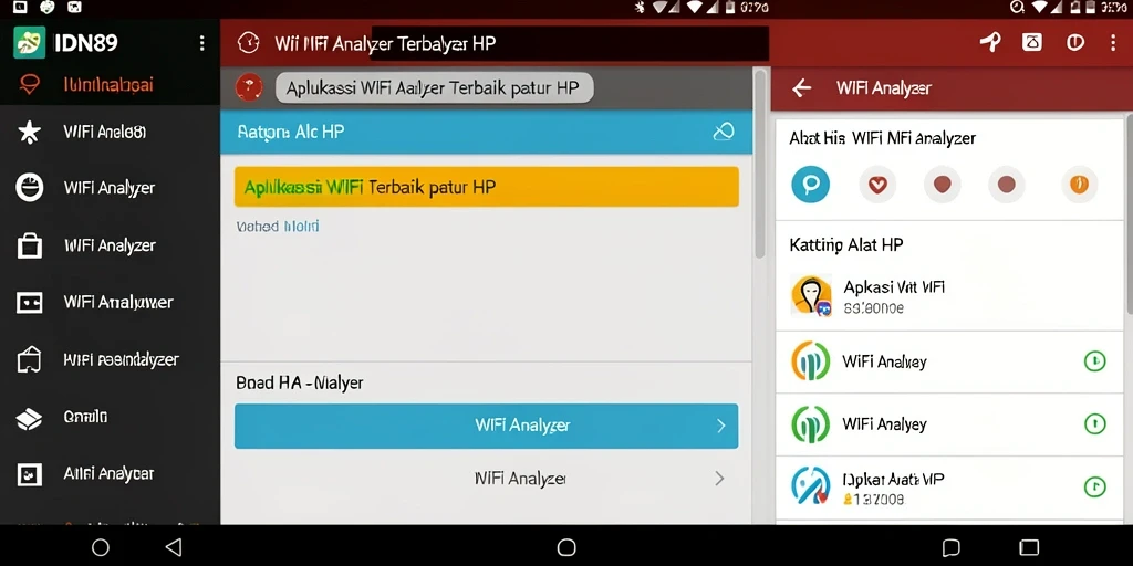 Tampilan utama IDN89 yang menunjukkan analisis jaringan WiFi secara real-time.