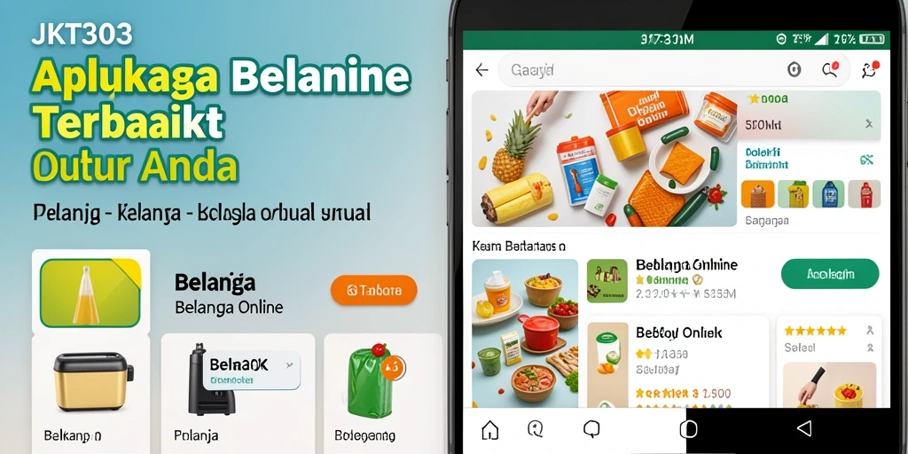 Antarmuka JKT303 yang menarik untuk belanja online.