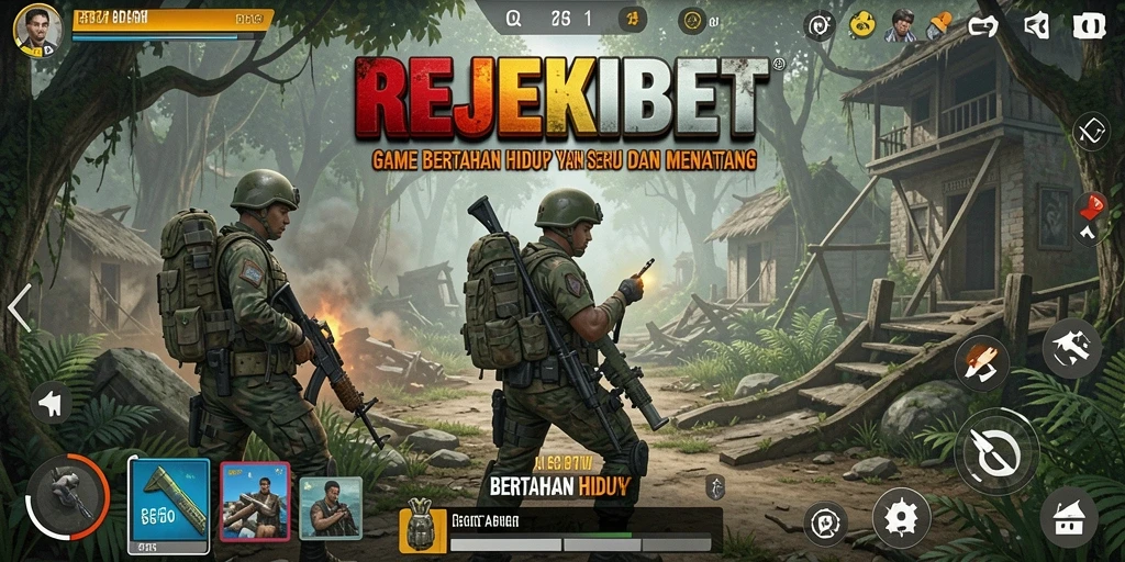 Antarmuka game REJEKIBET yang menantang dan interaktif.